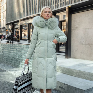 High Quality Winter Warm <b>Bubble</b> <b>Coat</b> Clothes Manufacturer Custom Long Hood Puffer Jacket for Women - Product Image 5