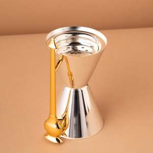 Brûleur à Bakhoor Arabe de Luxe avec Pince, Brûleur à Encens Oud en Métal, Brûleur à Charbon, Parfum d'Ambiance Moyen-Orient, Cadeau Ramadan Aïd - Product Image 1