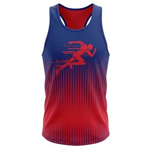 OEM Custom Design Sublimated Crew Neck Athletic Marathon <b>Singlet</b> Sleeveless Breathable Quick Dry Eco-Friendly High Quality - Product Image 2