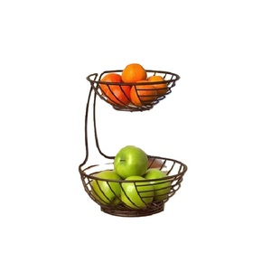 Cesta de Alambre Metálica de Moda para Decoración de Mesa de Cocina y Sala de Estar, Cesta de Almacenamiento con Tamaño y Forma Personalizados - Product Image 3
