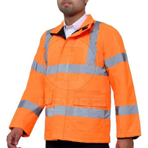 Veste de sécurité réfléchissante haute visibilité respirante pour hommes - Vêtements de travail personnalisables pour la construction et la sécurité - Product Image 3