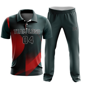 Uniforme de Críquet Sublimado Personalizado para Clubes, Hombres, Mujeres y Jóvenes, Camiseta Polo y Pantalones, Conjunto Completo para Equipo - Product Image 6