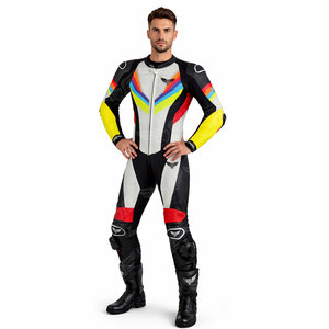Custom One Piece Motorcycle Racing Leather Suit Professional Moto G P Motorbike Riding Protective Gear for Track & Street Riders - Product Image 4
