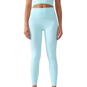 กางเกงเลกกิ้งออกกำลังกายผู้หญิง ผ้าสแปนเด็กซ์ไนลอน แห้งเร็ว กระชับสัดส่วน ยกกระชับสะโพก มีกระเป๋า สำหรับเล่นกีฬาและฟิตเนส - Product Image 1