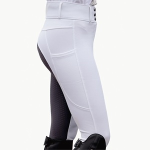 Pantalon d'équitation extensible 4 directions de haute qualité, leggings, collants, vêtements d'équitation en tissu technique au toucher doux - Product Image 2