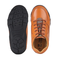 Chaussures décontractées pour hommes Tan, chaussures de tous les jours contemporaines, design confortable pour la marche, les voyages, le bureau et les loisirs
