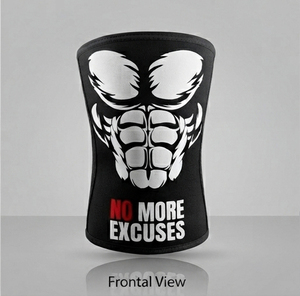 Weightlifting Neoprene Knee Sleeve Printed Workout <b>Trainer</b> Heavy Duty Knee Sleeves Powerlifting Knee Support Sleeves - Product Image 6