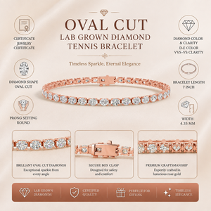 Pulsera de tenis con diamantes cultivados en laboratorio de corte esmeralda, plata de ley 925, 4.5x3.1mm, certificado IGI, joyería fina para mujer, venta al por mayor OEM - Product Image 6