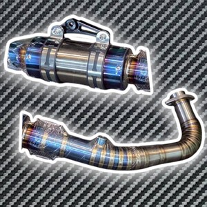 Taiwan Made KAO Titanium Alloy Racing Exhaust Muffler for Motorcycle Performance Upgrade - Product Image 2