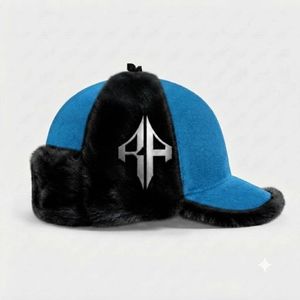 Chapeau Ushanka unisexe respirant, broderie machine, haute qualité, 100% coton, style décontracté par RIVIAN ATLANTIC - Product Image 5