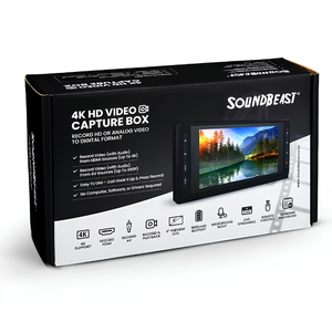 4K HDMI Live Streaming Video <b>Capture</b> <b>Card</b> with 1080P 60FPS Audio Video Recording for Gaming, DSLR Camera, and Camcorder - Product Image 5