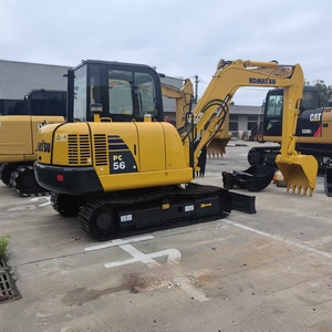 <span class=keywords><strong>Mini</strong></span>-excavatrice Komatsu PC56 <span class=keywords><strong>d</strong></span>'occasion, 5,6 tonnes, 95 % neuve, <span class=keywords><strong>d</strong></span>'origine agricole, <span class=keywords><strong>prix</strong></span> abordable avec certifications EPA et CE - Product Image 3