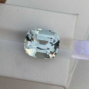 Kunzita Azul, Corte Cojín, Gema Suelta, Piedra Natural Facetada de Calidad para Joyería - Product Image 1