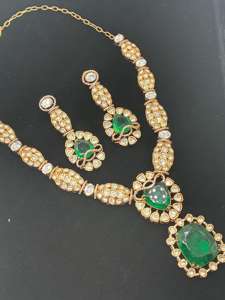 Collares de Cadena Clásica Chapados en Oro de Latón para Mujer, Conjunto de Joyería Hecha a Mano para Boda, Certificado por Terceros, Seaila Exports - Product Image 6