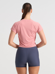 T-shirt uni pour femme, personnalisable, manches courtes, col rond, coupe ample, 100% coton, streetwear - Product Image 2