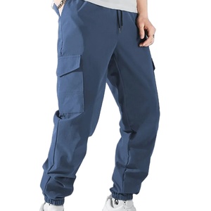 Nouveaux pantalons pour hommes Premium personnalisés légers 100% coton multi-poches pantalons pour hommes respirant Design Cargo Jogger - Product Image 1