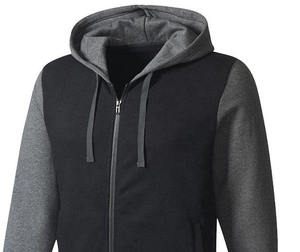 Men's Orange Solid 2 1 Loose Fit Full <b>Zip</b> Half-<b>zip</b> Casual Sportswear Set Winter Wear Breathable Polyester Fabric Customized - Product Image 4