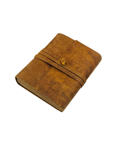 Personalized Rustic Brown Vintage Leather <b>Journal</b> Handmade Engraved Lined <b>Writing</b> Notebook with Strap Custom Diary Gift - Product Image 1