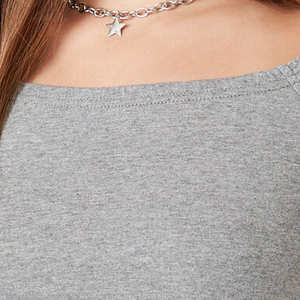 Tops et t-shirts courts tendance pour femmes, coupe classique, 100% coton, protection UV, respirant - Product Image 5