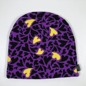 Gorro Unisex de Alta Calidad OEM, Color Negro, Diseño Jacquard Personalizado, Gorro de Invierno para Mujer - Product Image 3