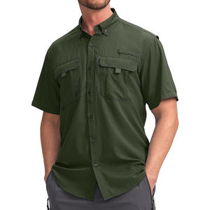 Camisetas de Pesca de Alto Rendimiento con Estilo Urbano, de Algodón y Spandex, Producto Increíble, con Cuello Camisero, para Hombre - Product Image 1