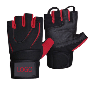 Half Finger Strong and Durable Fitness Sports Cross Fit Gym <b>Gloves</b> for Hand Protract Original Leather Gym <b>Gloves</b> High Quality - Product Image 4