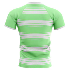 Maillots de rugby personnalisés avec logo et numéros d'équipe disponibles, impression personnalisée, 100% polyester respirant, sublimation. - Product Image 2