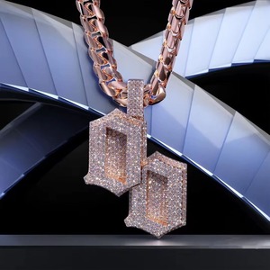 Colgante de Moissanita de Alta Calidad Estilo Hiphop, Joyería Personalizada con Artesanía para Regalo y Uso Diario, Disponible al Mejor Precio - Product Image 6