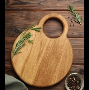 Planche à découper et à servir en bois d'acacia massif de qualité supérieure, gravée au laser, réversible, grande taille, pour boucher, café, restaurants - Product Image 1