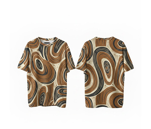Full Sublimation Round Neck T-Shirt Custom Printing Service | <b>Men</b> Women Youth Sizes | Lightweight Quick Dry - Product Image 1