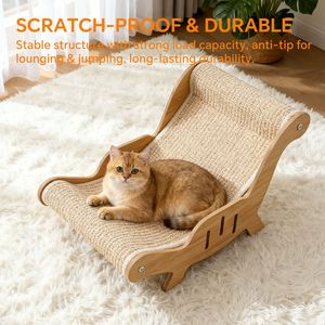 Tiragraffi e Lettini per Gatti in Sisal Naturale per un Relax Estetico - Product Image 2
