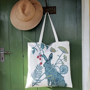 Sac de courses en toile TULIP HANDICRAFTS, grande taille, avec poignée longue, pour les courses, couleur naturelle - Product Image 6