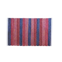 Ensemble de tapis jacquard réversible en coton indien fait main et fabriqué à la machine, paillassons et tapis de couloir en PVC antidérapants 1600 GSM, adaptés aux animaux de compagnie, motif abstrait