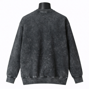 Sudadera Oversize para Hombre, Estilo Relajado, Tejido Suave y Cómodo, Ropa de Moda Personalizada, Lavado Ácido, Algodón Vintage - Product Image 2