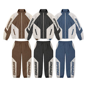 Survêtement coupe-vent décontracté pour homme, 100 % coton de haute qualité, avec logo réfléchissant personnalisé, grande taille, pour l'entraînement, le jogging et l'hiver, séchage rapide - Product Image 3