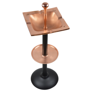Rounded Head Grid Smokeless Aluminium American Style <b>Ashtray</b> with Silver Plated Finish for Home Hotel Bar Restaurant Office Use - Product Image 5