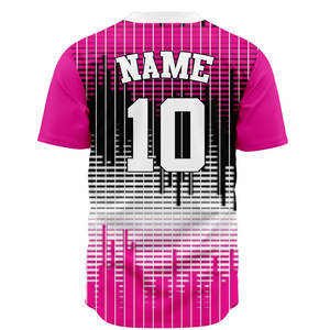 Maillot de baseball personnalisé grande taille, uniforme sportif uni brodé, chemise vierge par sublimation pour hommes, femmes et garçons - Product Image 2