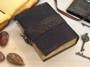 Vintage Leather Journal Handmade <b>Blank</b> Spell Book & Men And Women Grimoire <b>Notebook</b> Travel Writing <b>Notebook</b> Book of Shadows - Product Image 1