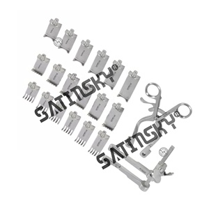 Elevador de cuello femoral de acero inoxidable Amstutz, instrumentos veterinarios para artroscopia ortopédica, hoja O/L de 12.25'' y 50mm para cadera, CE - Product Image 4