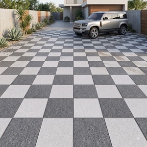 Carreaux de sol antidérapants adhésifs pour extérieur, usage intensif, 400x400mm, 12mm, en céramique vitrifiée, pour allées, jardins et espaces commerciaux, avec garantie de 5 ans - Product Image 6