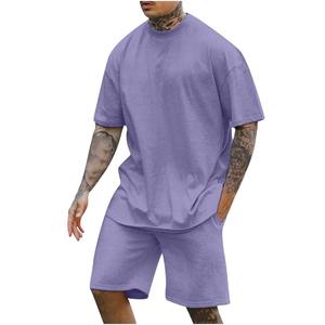 Ensemble décontracté pour homme 2024, respirant, deux pièces, imprimé, short ample, t-shirt à manches courtes pour les activités de plein air, nouveau style streetwear - Product Image 4