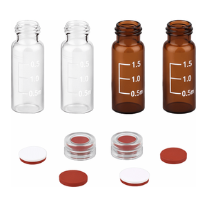 Viales de 11 mm y 2 ml con tapas a presión y septos de PTFE/silicona para muestreo de laboratorio - Product Image 3