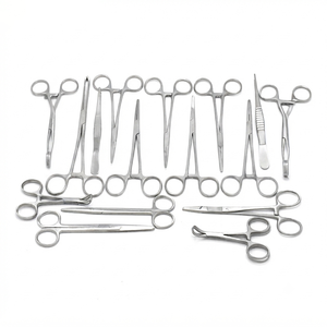 Ensemble d'instruments chirurgicaux ORL de 10 pièces en acier inoxydable, réutilisables, stérilisables, certifiés CE et ISO, durée de conservation de 3 ans - Product Image 1