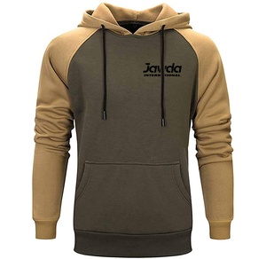 Sweat à capuche pour homme de haute qualité, style streetwear hivernal, avec broderies et patchwork, coupe-cousue, color block personnalisé, pull-over, OEM ODM, marque privée - Product Image 1