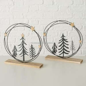 Cast Aluminium Hearts And Wood Love Accent <b>Decorative</b> Showpiece Home And <b>Office</b> Interior <b>Decorative</b> Showpiece Object By TCD - Product Image 6