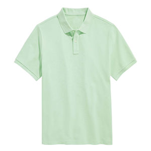 100% Cotton Men's Casual for T-Shirts New Design Solid Pattern Short Sleeve Anti-Wrinkle <b>Heat</b>-Transfer Printing Knitted Fabric - Product Image 1