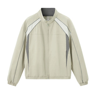 Chaqueta deportiva ligera premium B2B con cremallera completa, cortavientos transpirable, informal, para entrenamiento, marca privada OEM, chaquetas para hombre, EE. UU. - Product Image 4