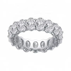 Luxury Oval Cut Fancy Lab grown Diamond 2 carat Engagement <b>Ring</b> for Women's Style IGI Certified - Product Image 3