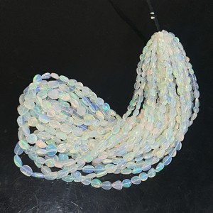 Cuentas de Ópalo Etíope Grado AAA, Lisas, en Forma de Pepita, de 5-11 mm, Hilo de 16 Pulgadas, Cuentas de Ópalo de Fuego Natural para la Fabricación de Joyas a Precio de Mayoreo - Product Image 4