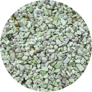 Pierres précieuses en gros : Copeaux de Chrysoprase Citron Lumineux, Pierres de Guérison en Cristal Polies pour la Décoration Intérieure et le Feng Shui (Inde) - Product Image 3